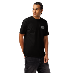 MSYFAO | Signature Black Tee – Make Sure Your Friends Are Okay